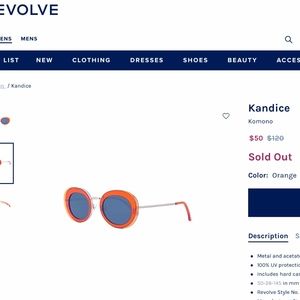 Komono Sunglasses from REVOLVE